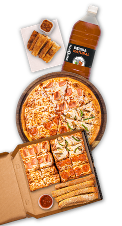 
Mega 4 Jamón con Alitas 